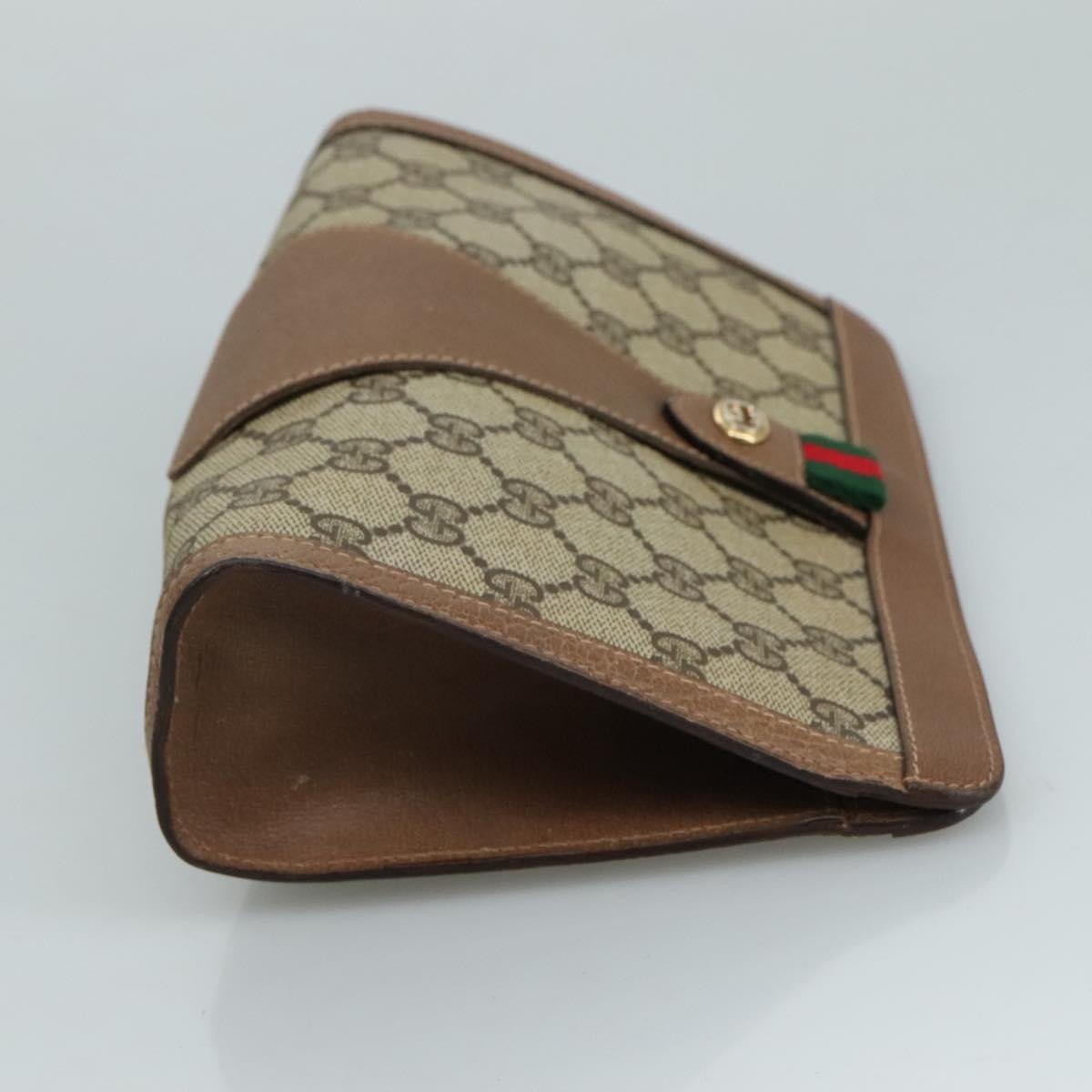 Gucci Clutch Bag Canvas Canvas 1537