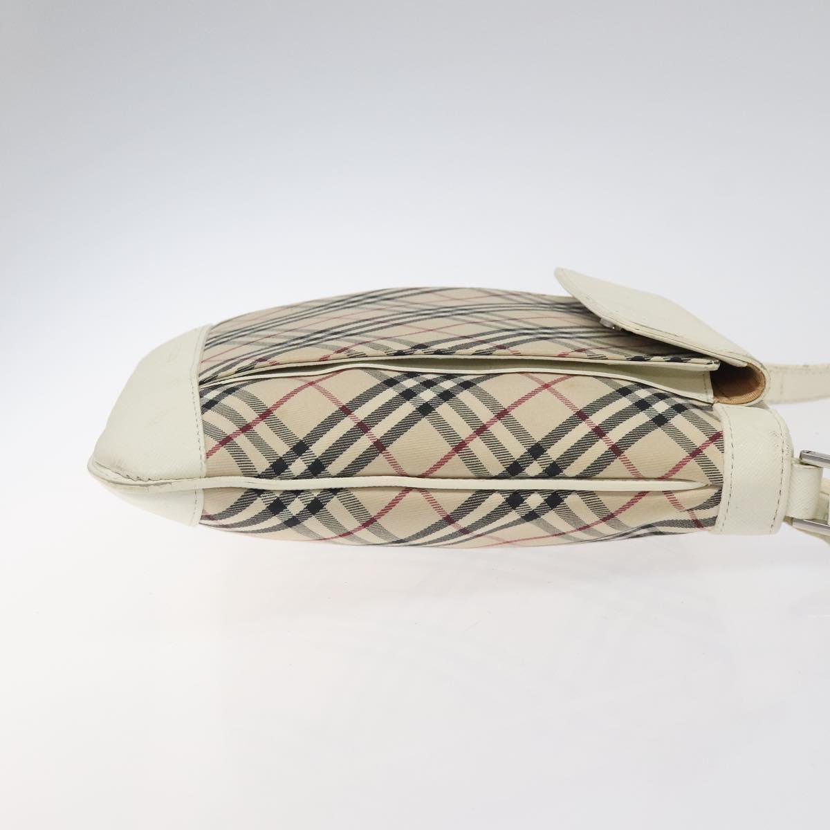 Burberry Nova Check Shoulder Bag Canvas Beige Shoulder Bag 48