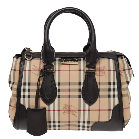 Burberry Luxury Nova Check Handbag Travel Bag Check Handbag 198