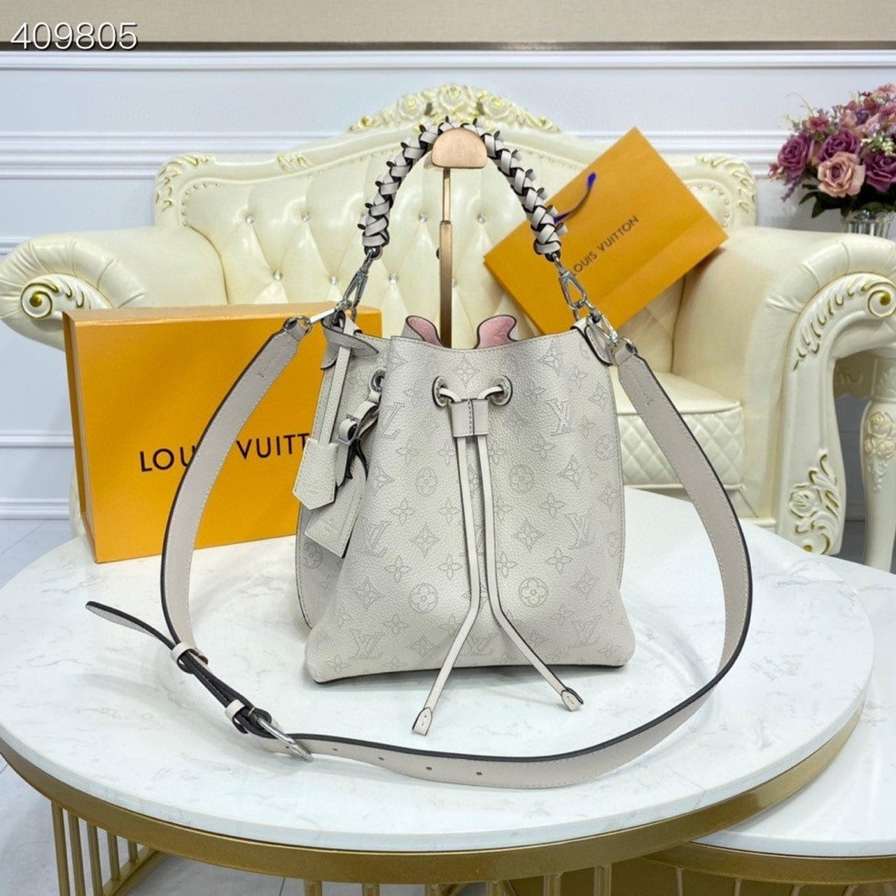 Top Quality Muria Bag Snow For Women White Bucket Crossbody Bag