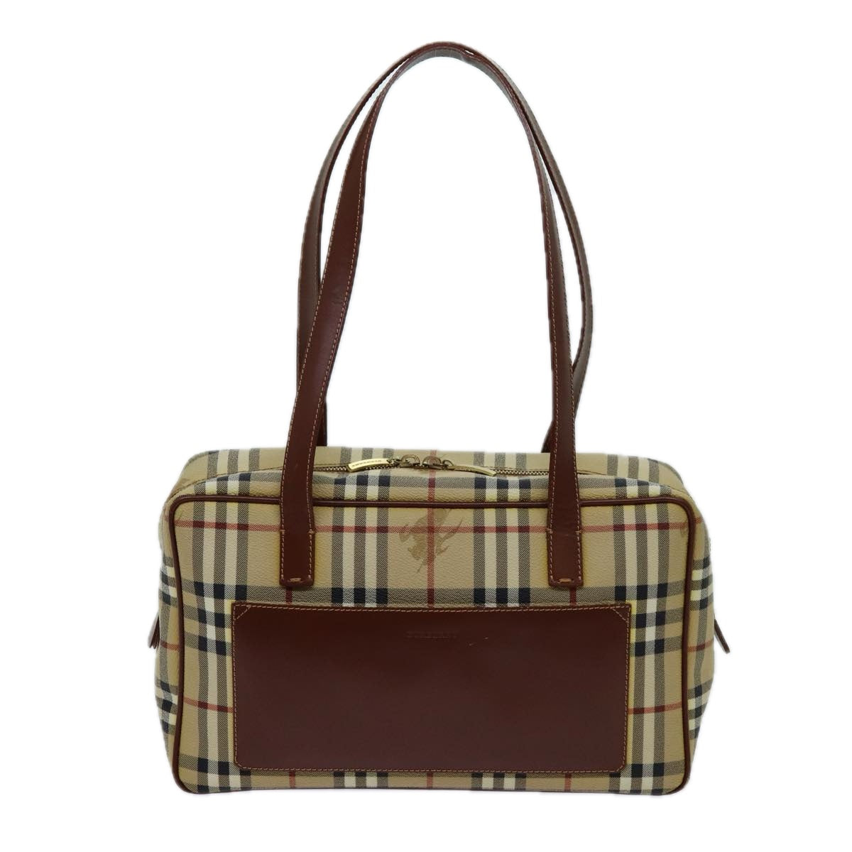 Burberry Nova Check Shoulder Bag Canvas Beige Shoulder Bag 73