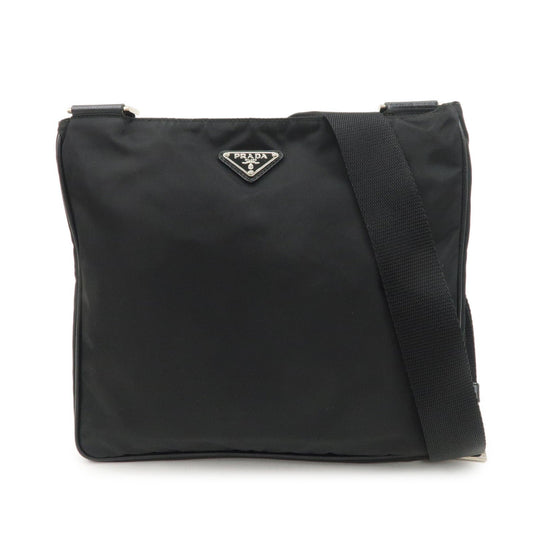 Crossbody Bag Triangle Shoulder Bag d Nylon Black Logo