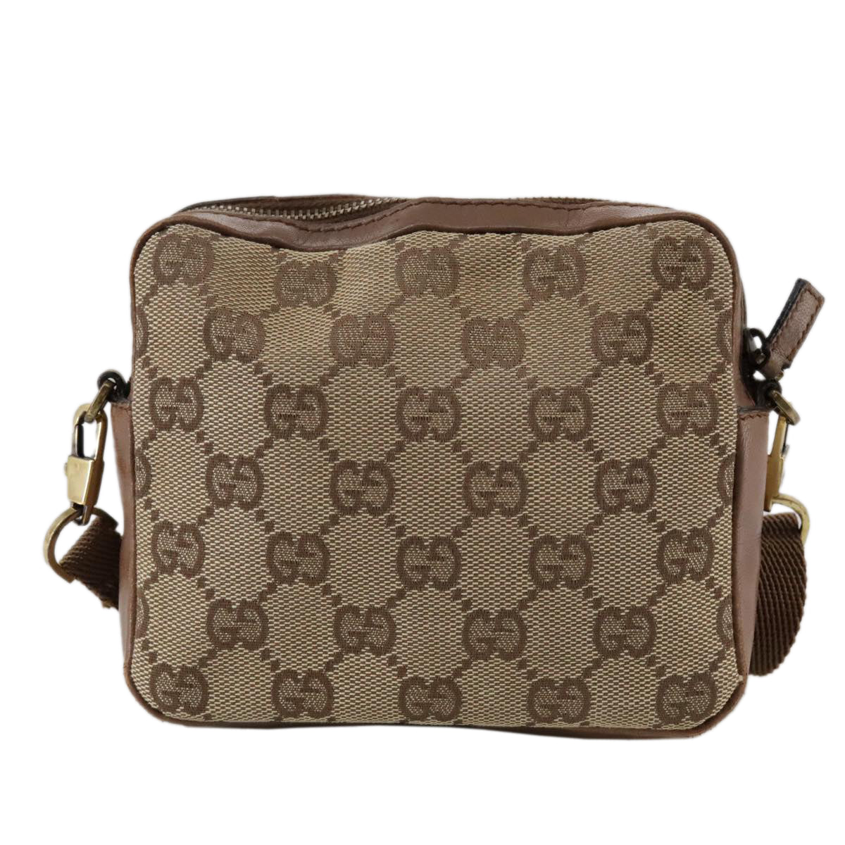 Gucci Shoulder Bag Canvas Canvas 1448