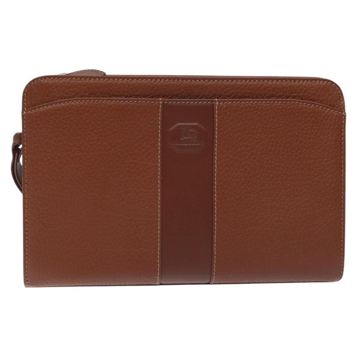 Burberry Clutch Bag Leather Brown Clutch Bag 10