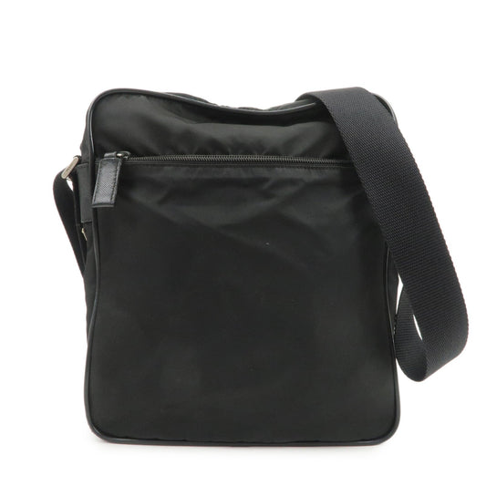 Crossbody Bag Shoulder Bag Leather Nylon Black