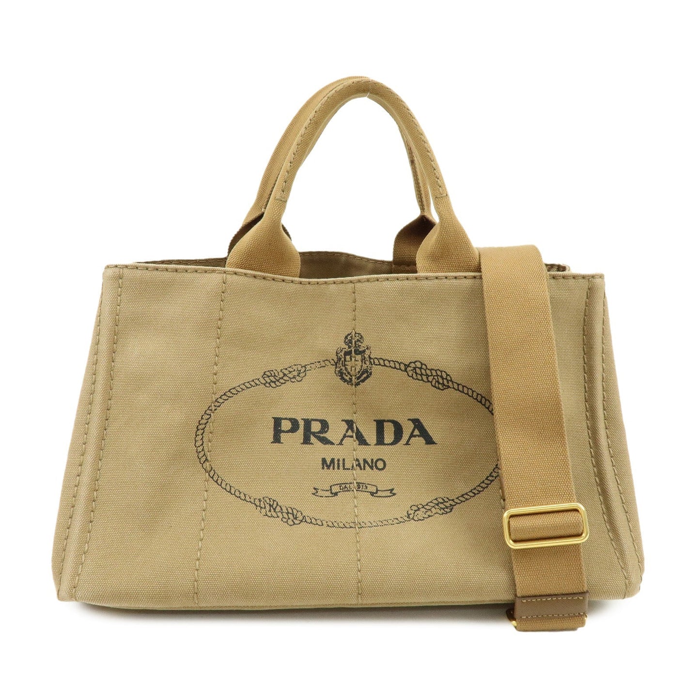 Shoulder Bag Triangle 2Way Bag Hand Bag Canvas Logo