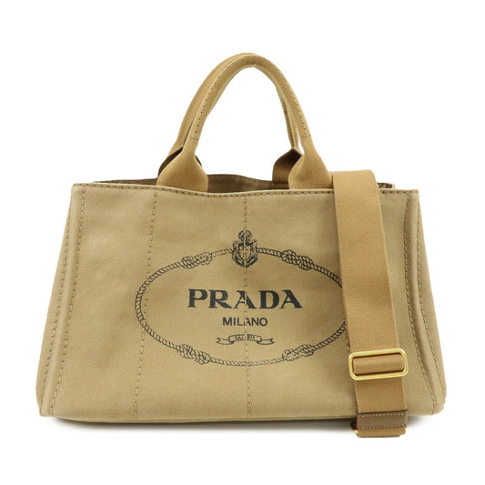 Shoulder Bag Triangle 2Way Bag Hand Bag Canvas Logo