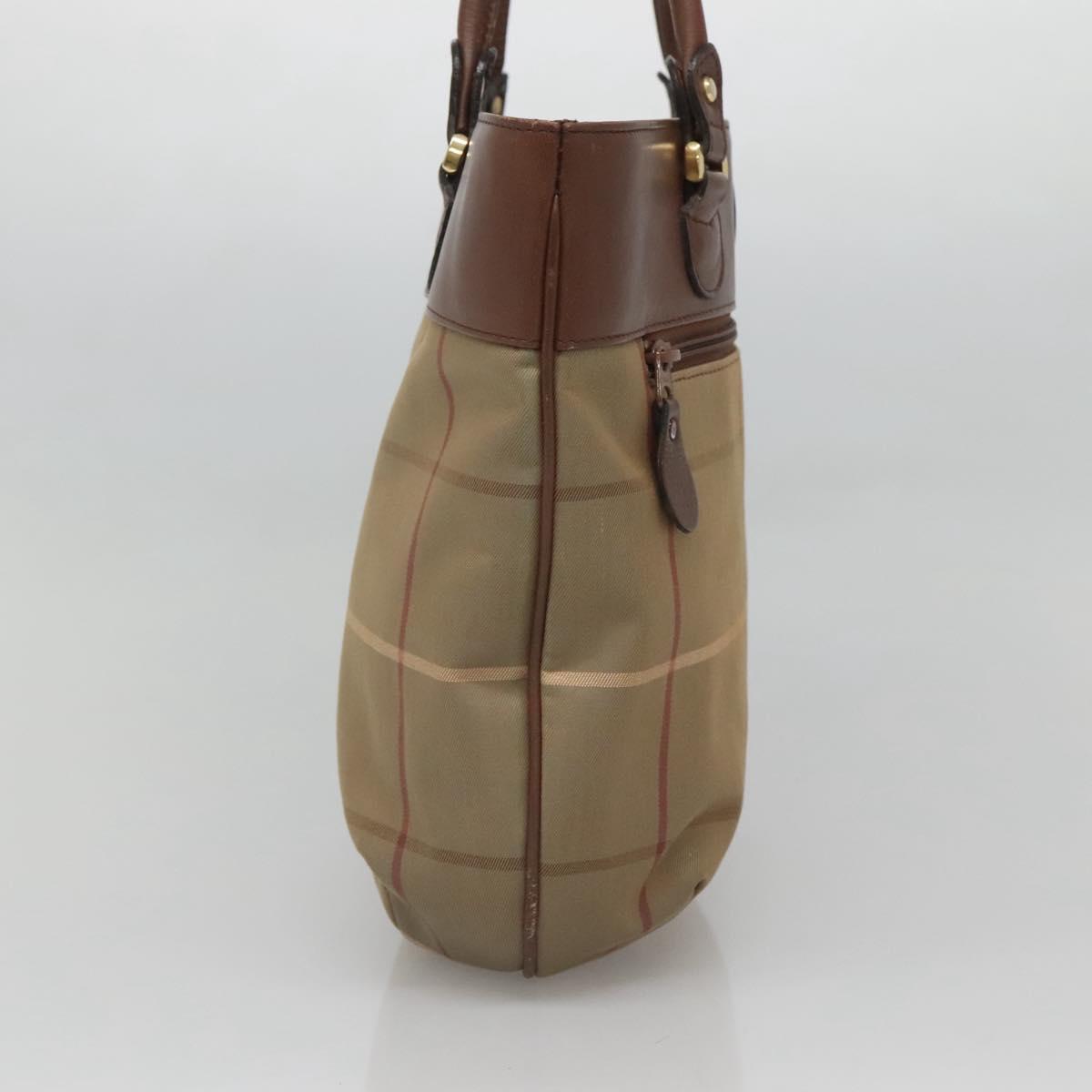 Burberry Nova Check Shoulder Bag Canvas Brown Shoulder Bag 4