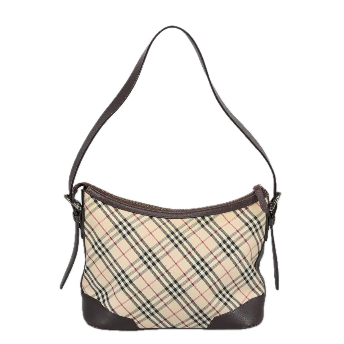 Burberry Nova Check Shoulder Bag Canvas Beige Shoulder Bag 108