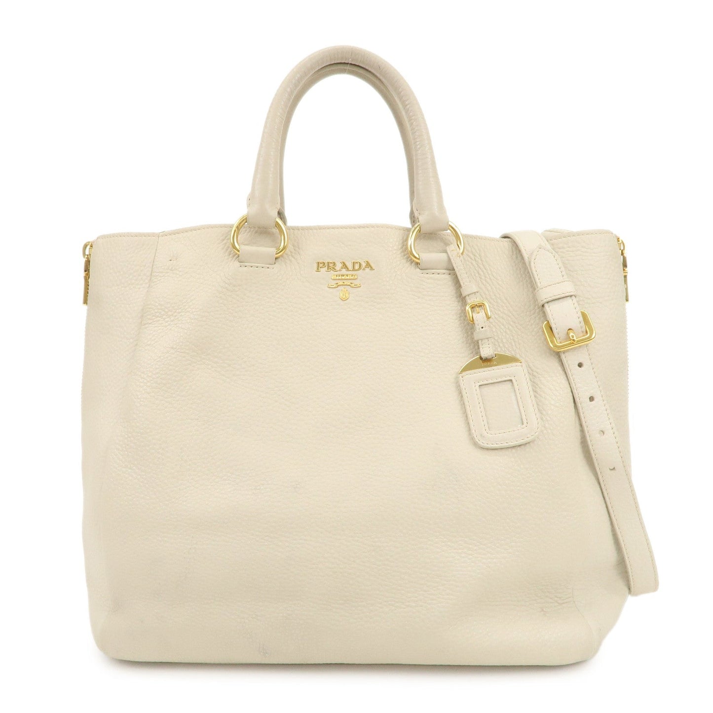 Shoulder Bag 2Way Bag Hand Bag Ivory Logo