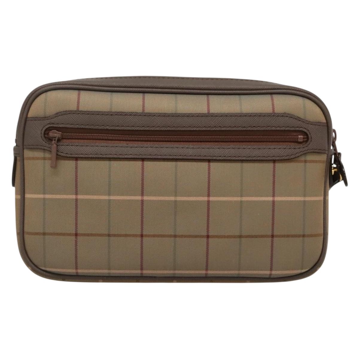 Burberry Nova Check Clutch Bag Canvas Beige Clutch Bag 16