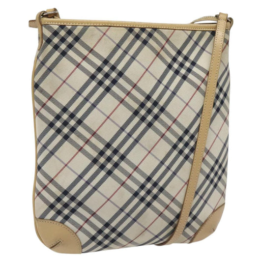 Burberry Nova Check Synthetic Shoulder Bag Beige Shoulder Bag 3