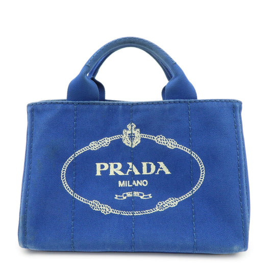 Tote Bag Canapa Hand Bag Canvas Blue Mini