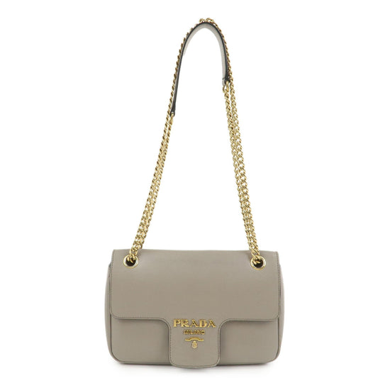 Crossbody Bag Shoulder Leather Saffiano Gray Shoulder Bag
