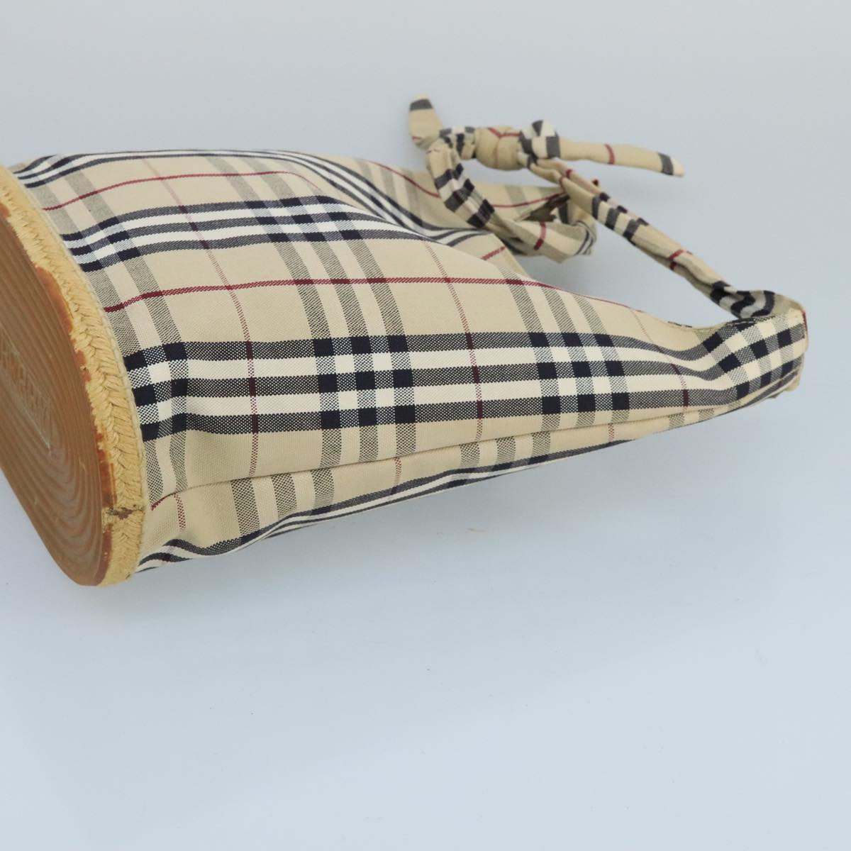 Burberry Nova Check Shoulder Bag Canvas Beige Shoulder Bag 36