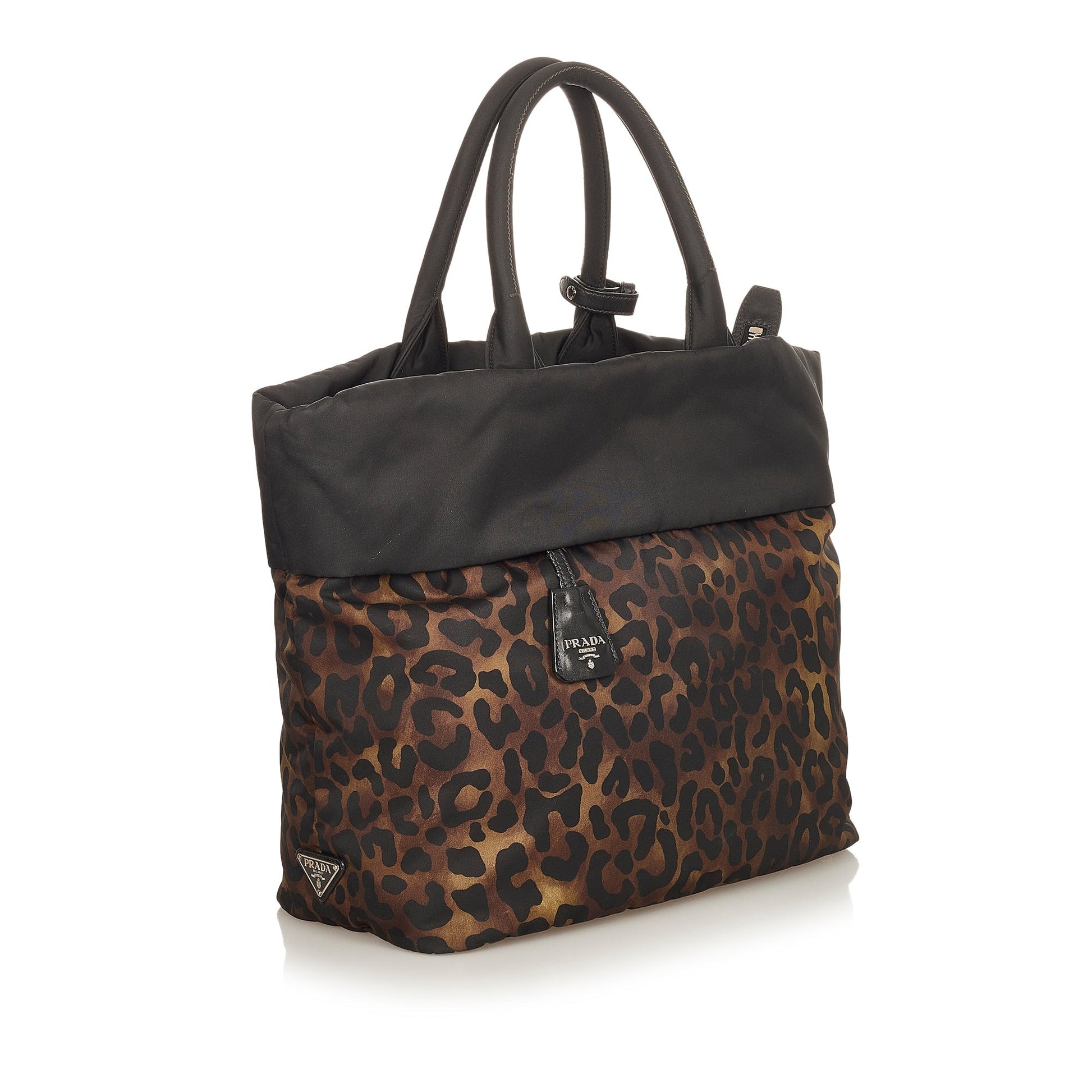 Prada Printed Tessuto Satchel Satchel Bag