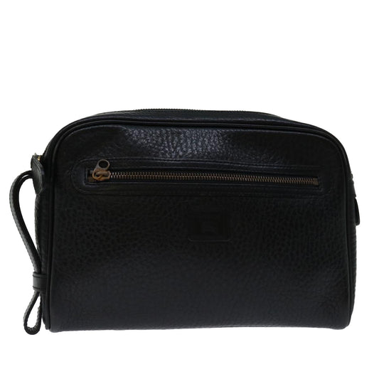 Burberry Clutch Bag Leather Black