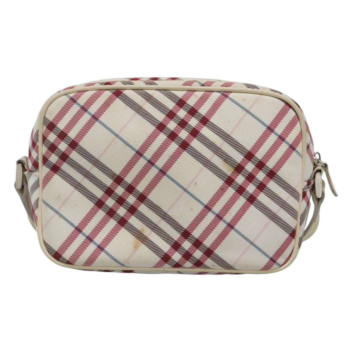 Burberry Nova Check Shoulder Bag Nylon Pink