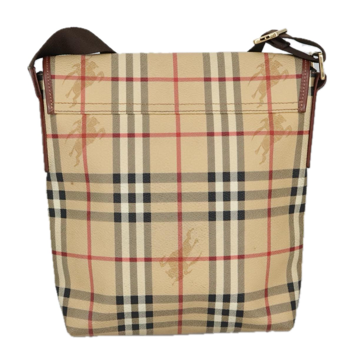 Burberry Nova Check Shoulder Bag Canvas Beige Shoulder Bag 96