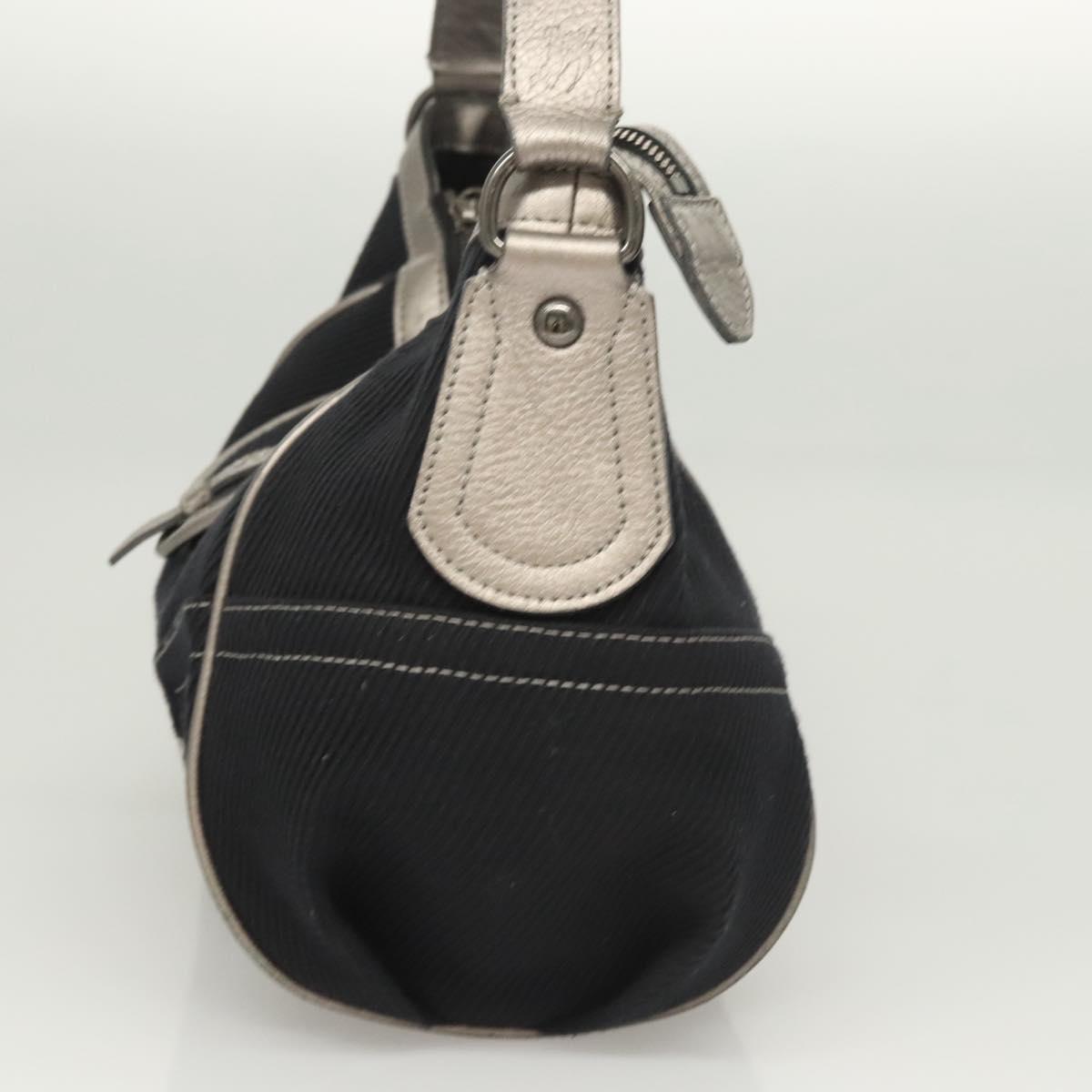 Burberry Shoulder Bag Canvas Navy