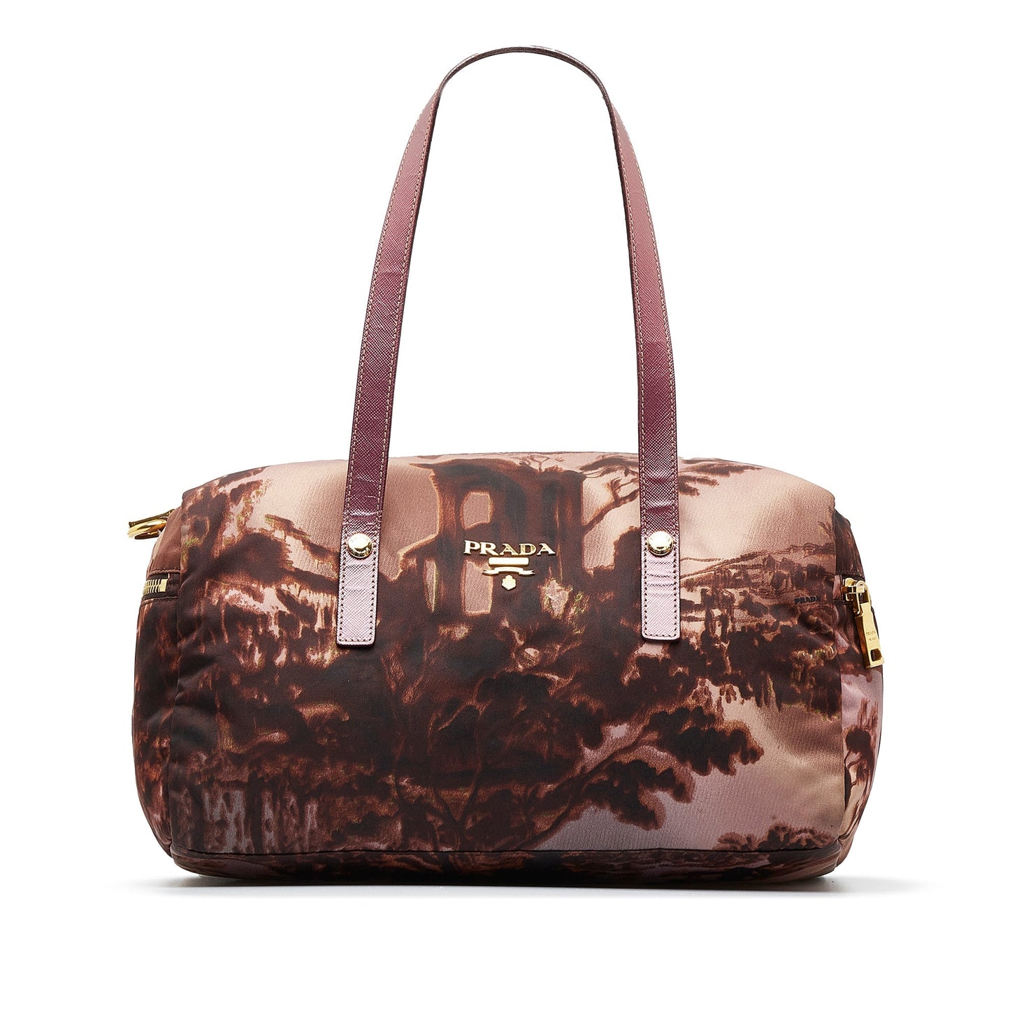 Prada Tessuto Stampato Satchel Satchel Bag
