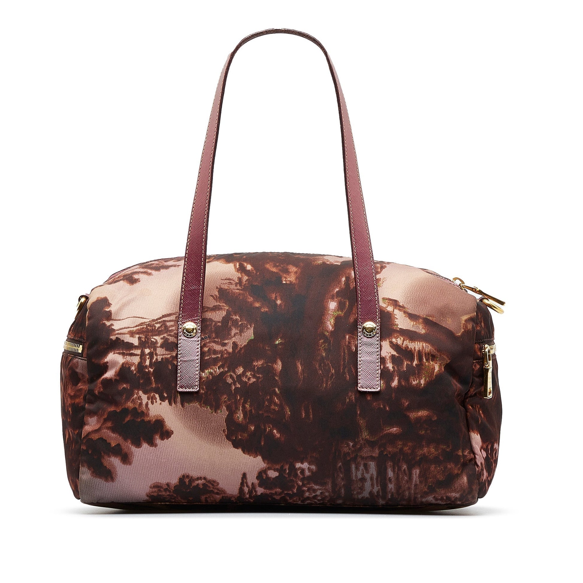 Prada Tessuto Stampato Satchel Satchel Bag