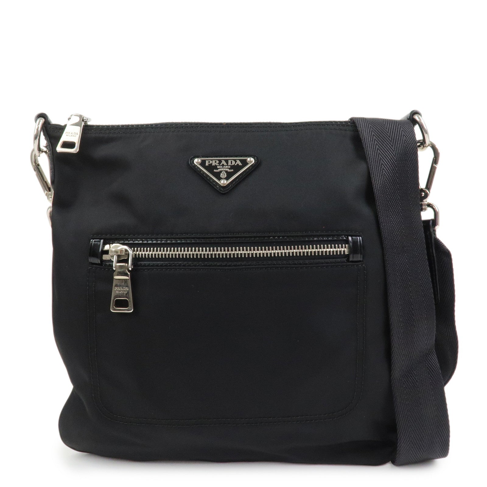 Crossbody Bag Triangle Tessuto Shoulder Bag Nylon Logo