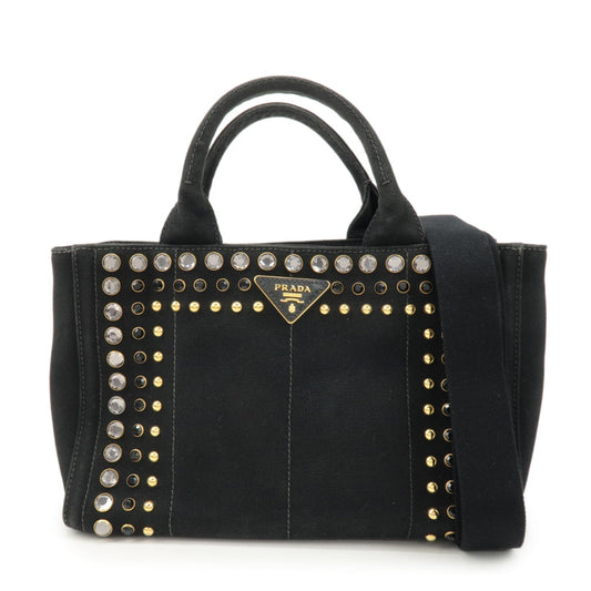 Bag Canapa Bijoux 2Way Bag Hand Bag d Canvas Black Mini Mini Bag
