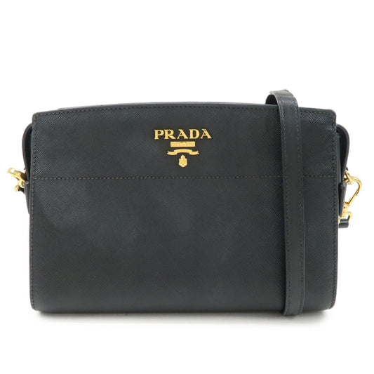 Shoulder Bag HDW Leather Saffiano Black
