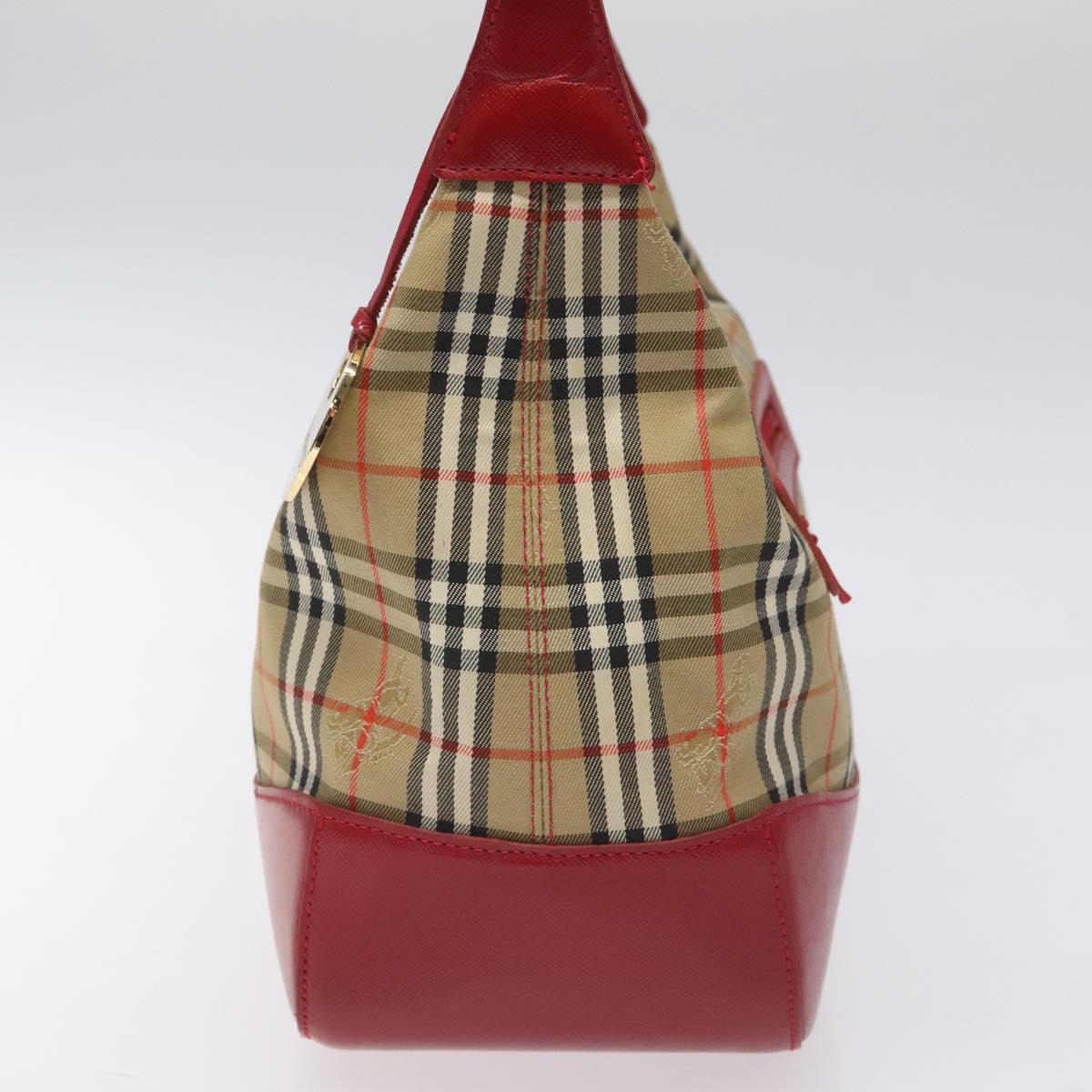 Burberry Nova Check Shoulder Bag Canvas Beige Shoulder Bag 169