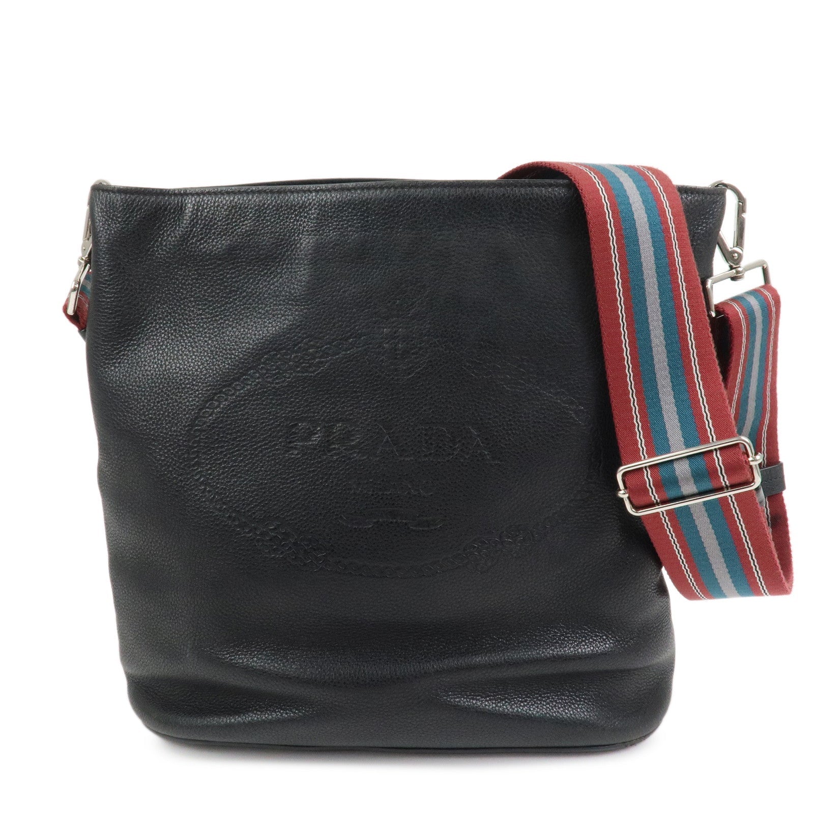 Shoulder Bag Calf Bag Leather Calf Leather Black