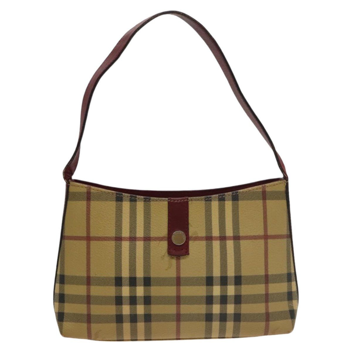 Burberry Nova Check Shoulder Bag Canvas Beige Shoulder Bag 61