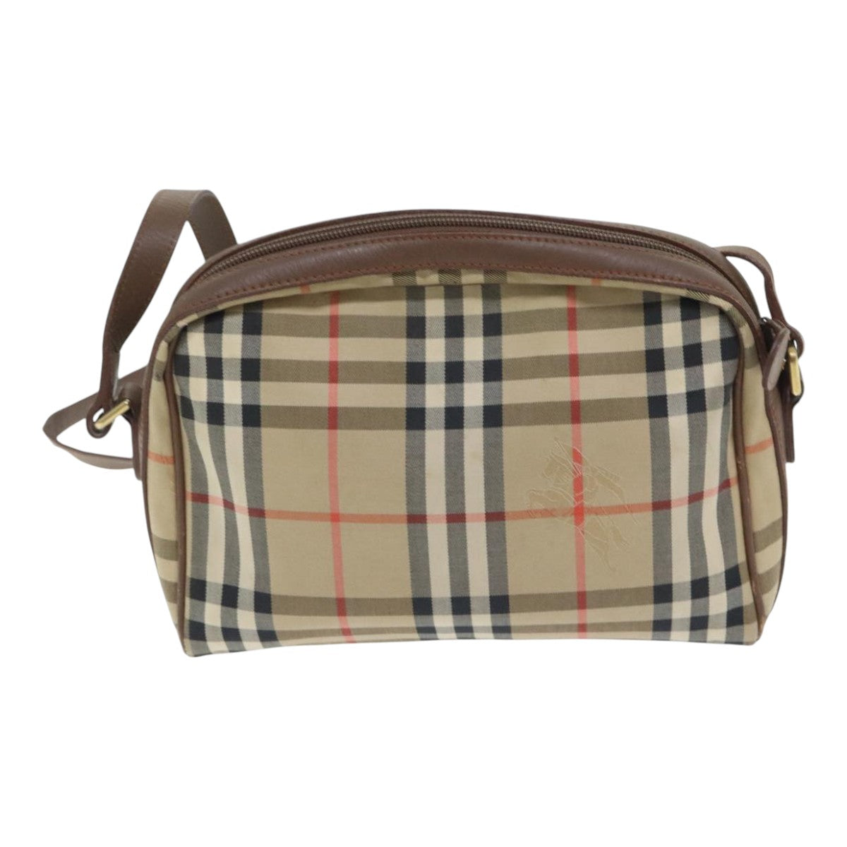 Burberry Nova Check Shoulder Bag Canvas Beige Shoulder Bag 67