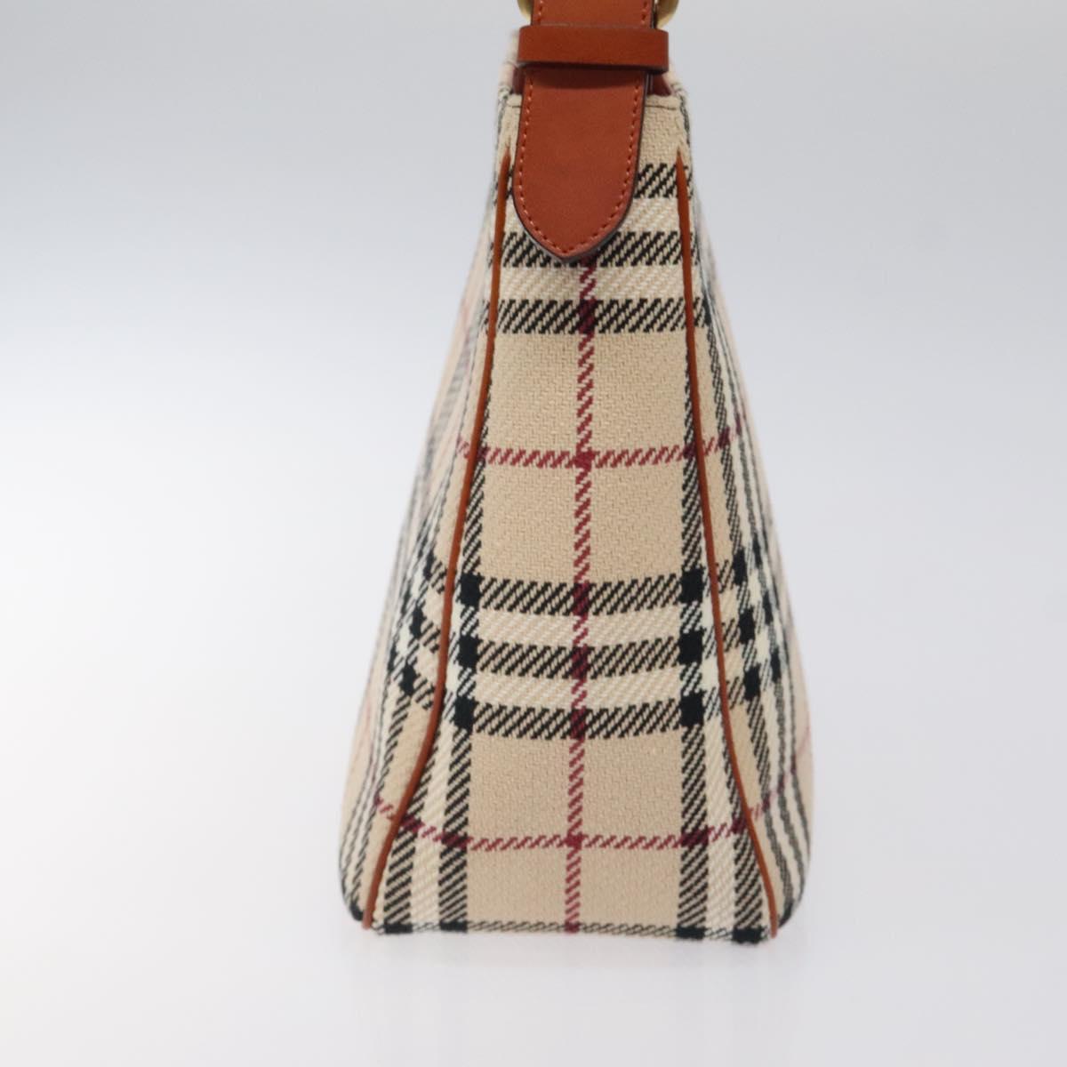 Burberry Nova Check Wool Shoulder Bag Beige Shoulder Bag 2