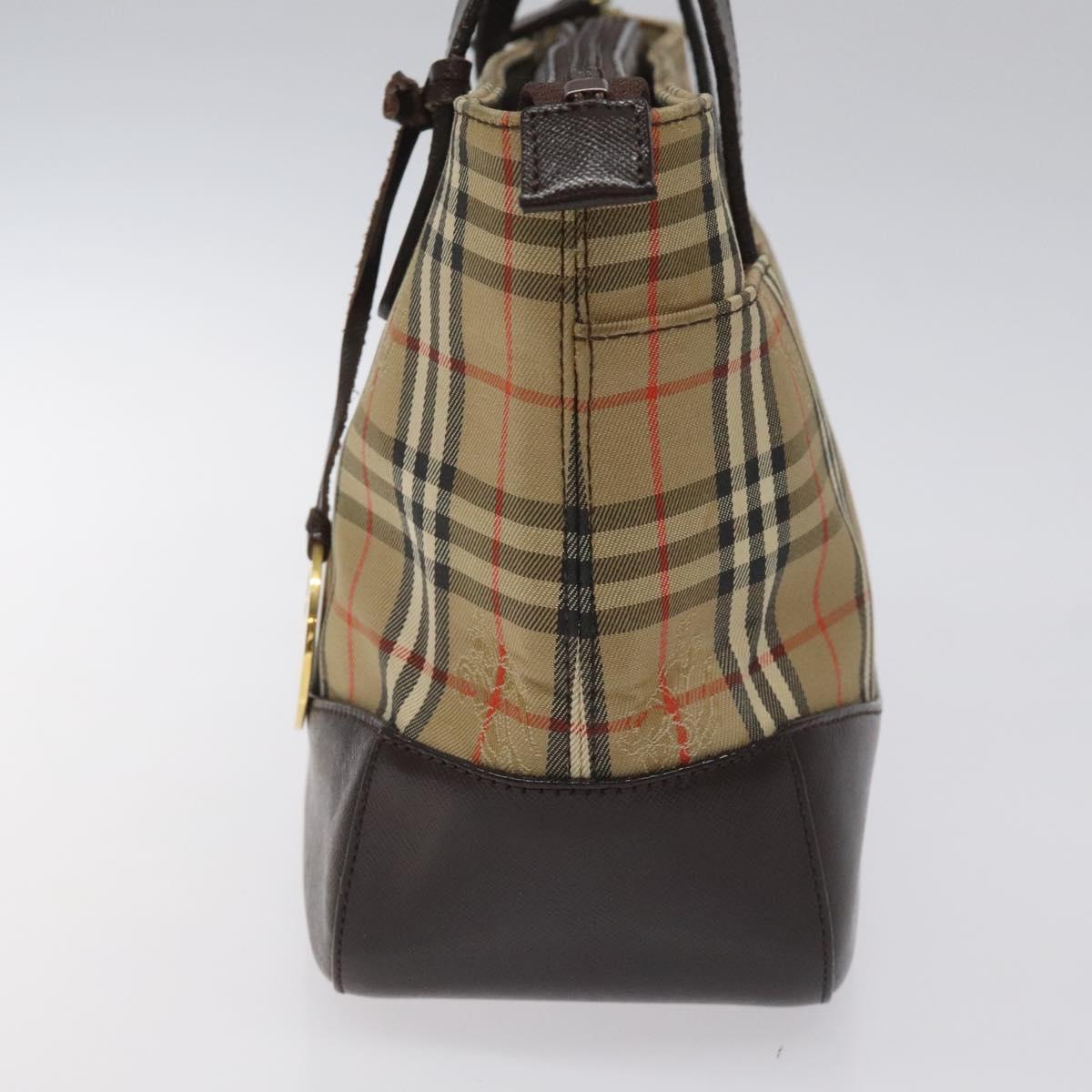 Burberry Nova Check Tote Bag Canvas Beige Tote Bag 135