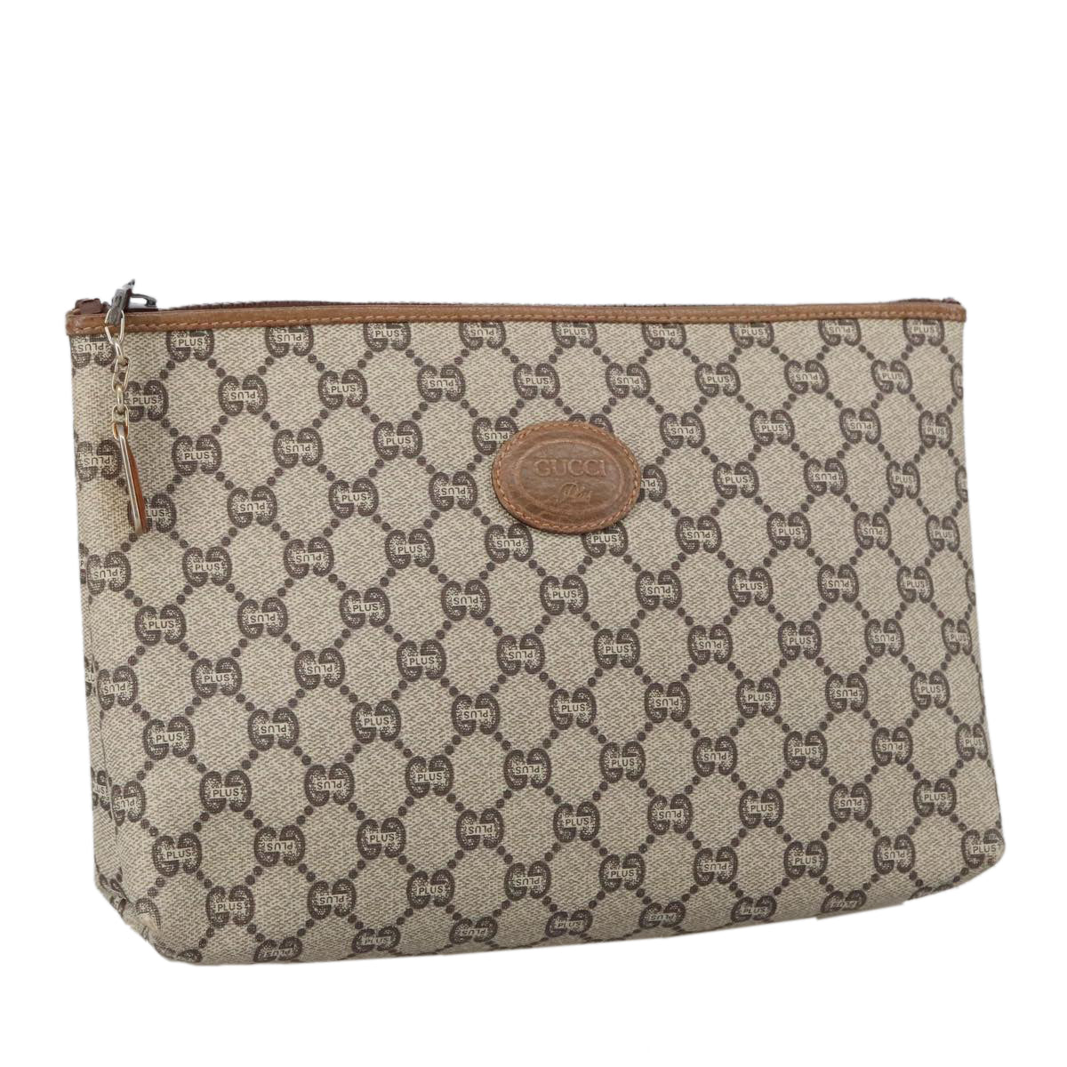 Gucci Clutch Bag Canvas Canvas 1378