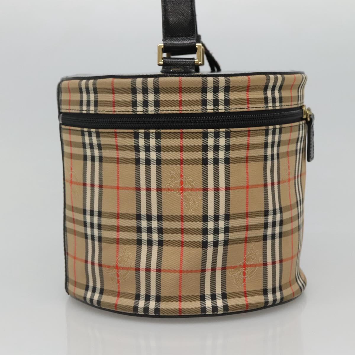 Burberry Haymarket Clutch Bag Canvas Beige