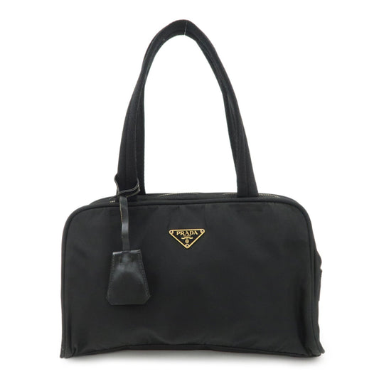 Shoulder Bag Triangle Hand Bag d Leather Nylon Black Bag Black D