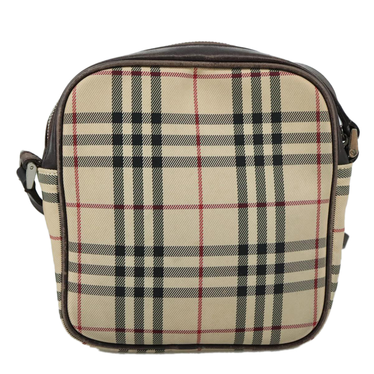 Burberry Nova Check Shoulder Bag Canvas Beige Shoulder Bag 37