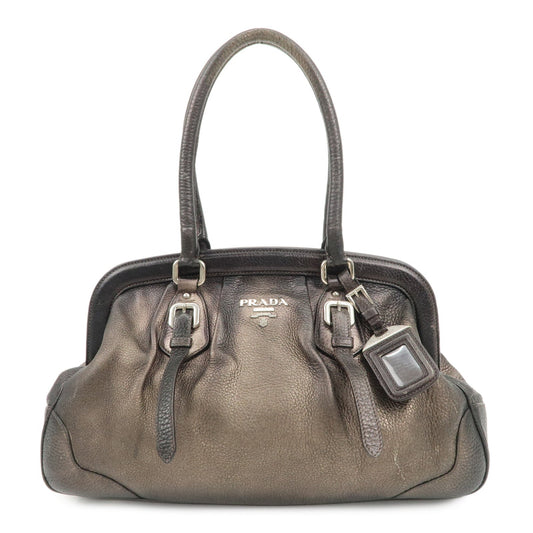 Shoulder Bag Hand Bag Bronze d Leather Logo
