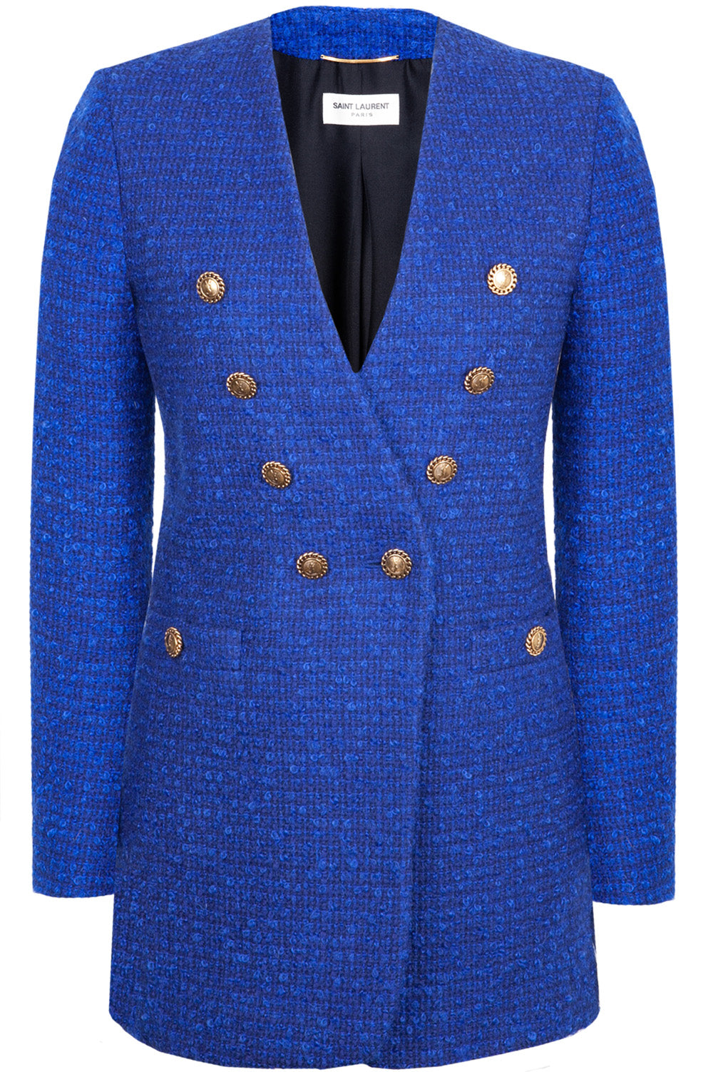 Tweed Jacket Blue Handbag