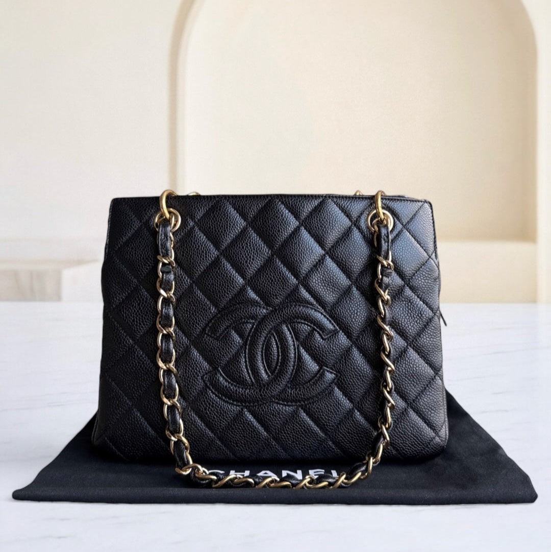 Chanel Petite Timeless Tote - Caviar Grained Calfskin Quilted Tote Bag