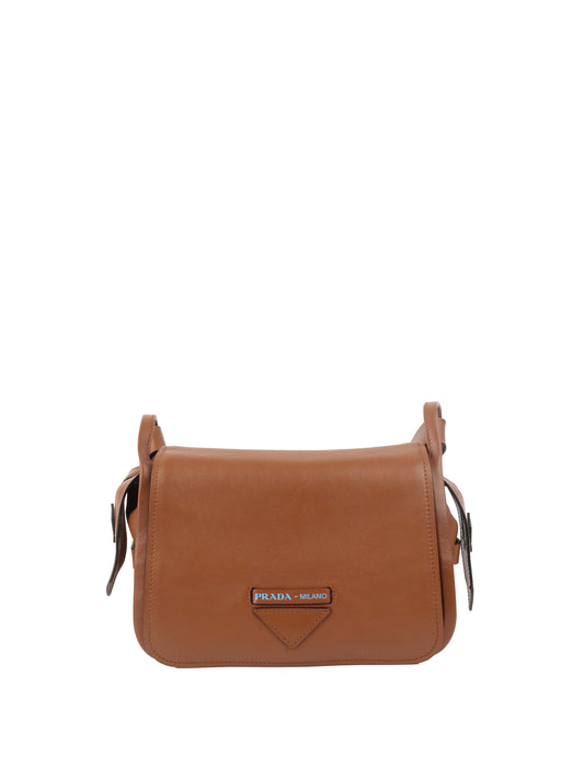 Prada Shoulder Bag Cognac Luxe