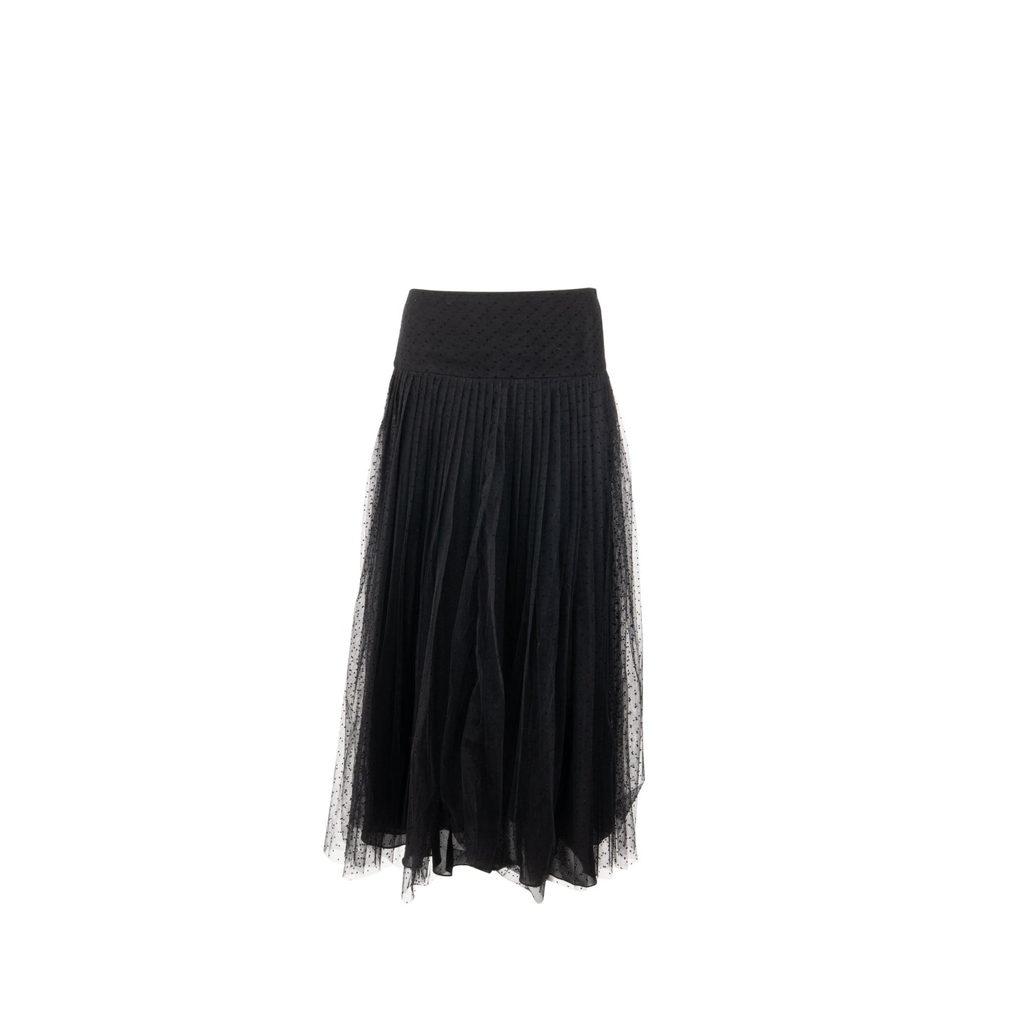 Dior Size Pleated Skirt Polyamide Handbag Black Travel Bag
