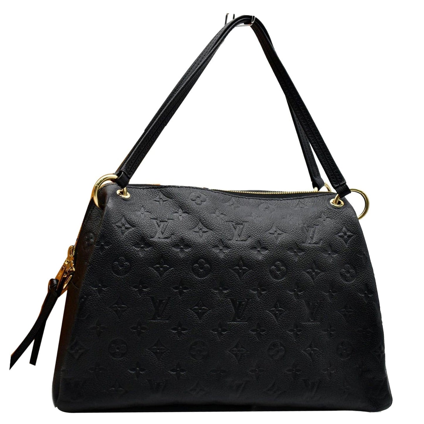 Louis Ponthieu Pm Empreinte Shoulder Bag Leather Black