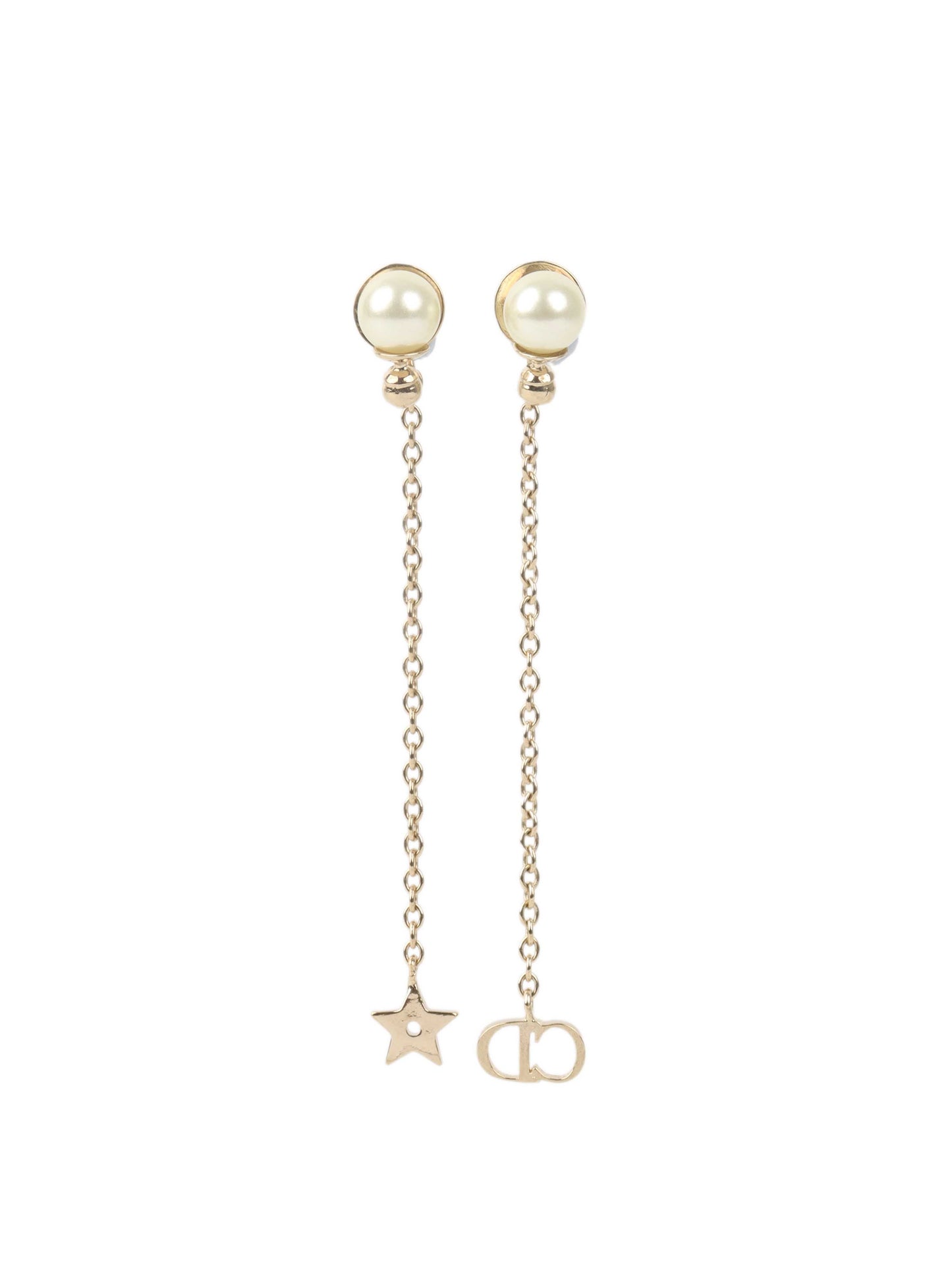 Dior Handbag Light Dangle Earrings Gold Jewelry