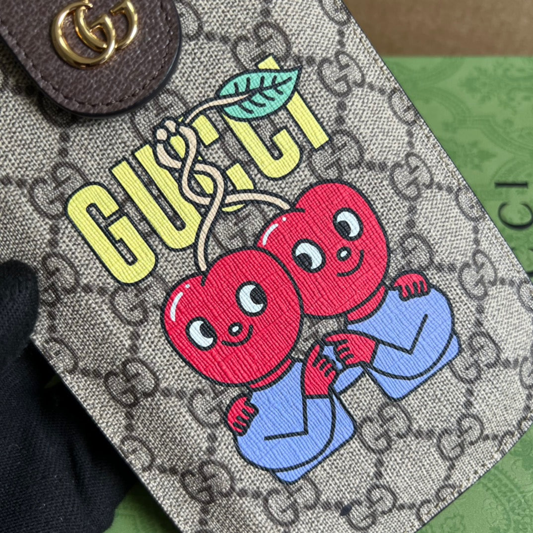 gg Superme Ebony gg Supreme Canvas Beige Mini Bag