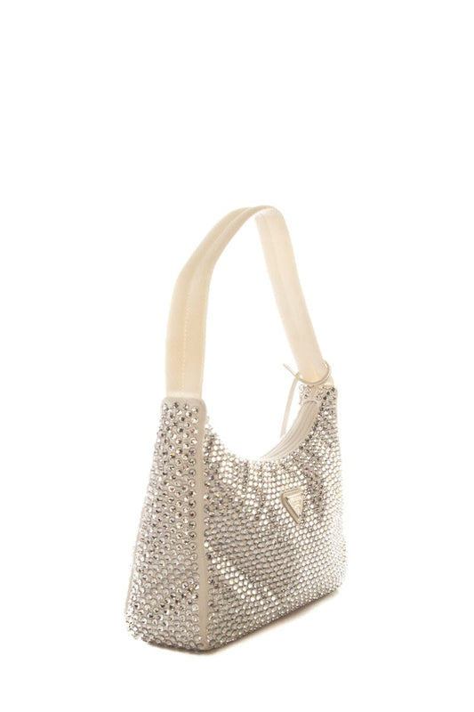 Prada Crystal Re Edition Handbag White Mini Travel Bag