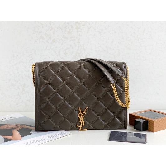 YSL Saint Laurent Lou Shoulder Bag Quilted Chain 105In27Cm Ysl 7602