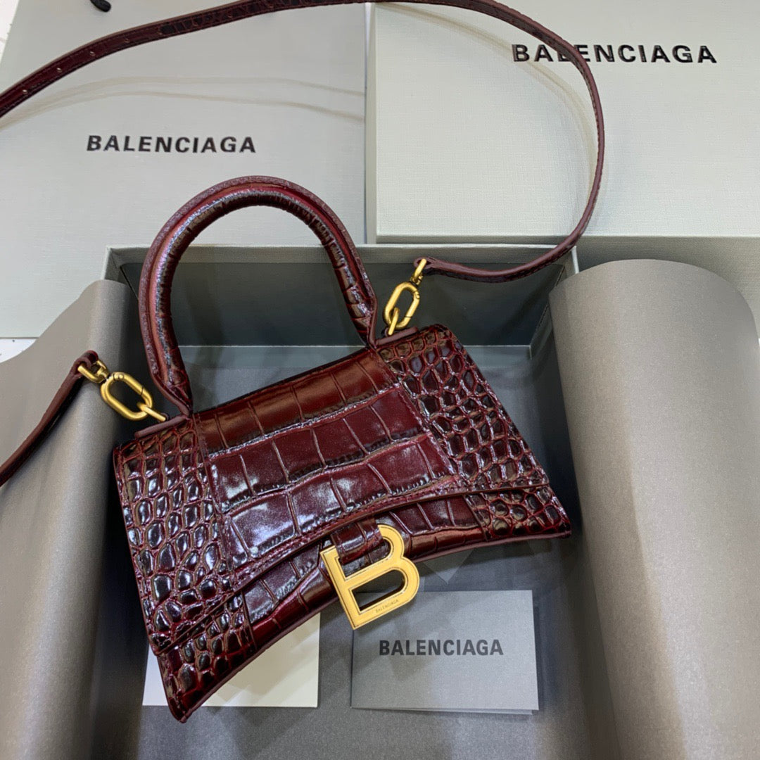 Top Quality Hourglass Xs Handbag In Dark Red Travel Bag